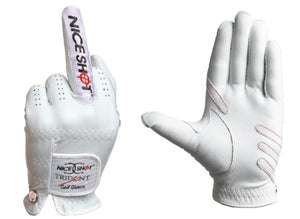 Nice Shot Golf "Trident" White Glove